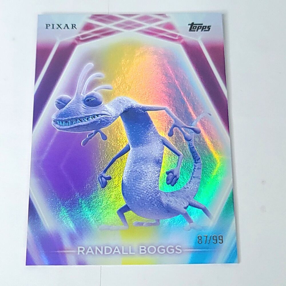 Randall Boggs Topps 2026 Disney Neon Holo Parallel Refractor Limited 87/99